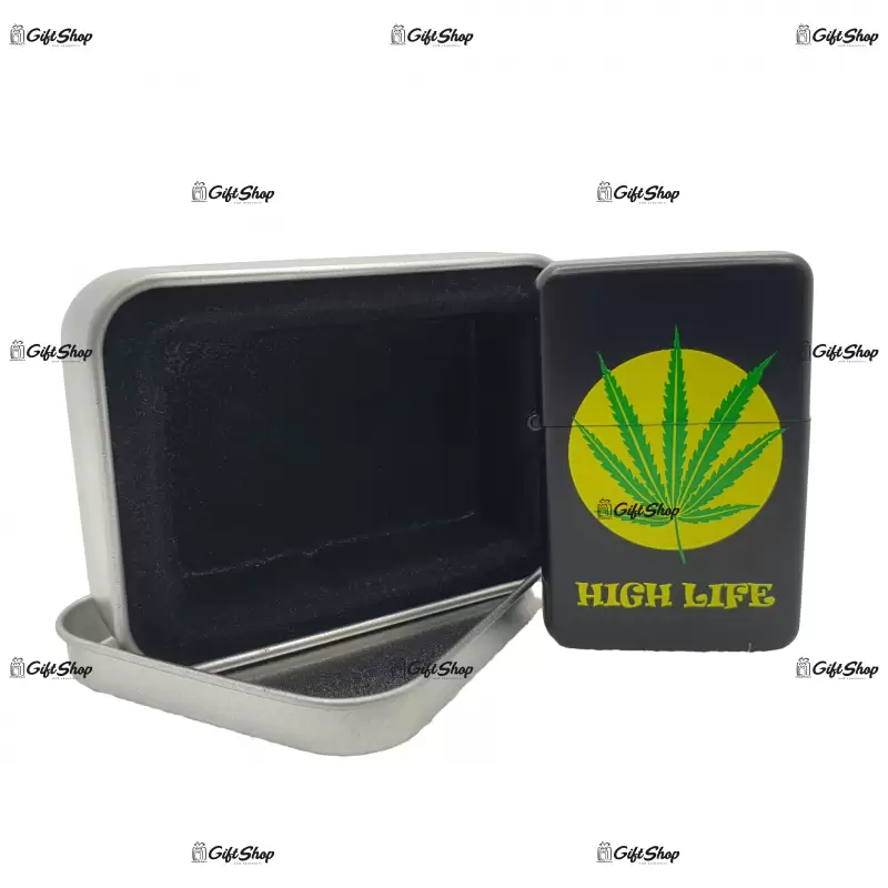 High lite black, bricheta gen zippo metalica model 1